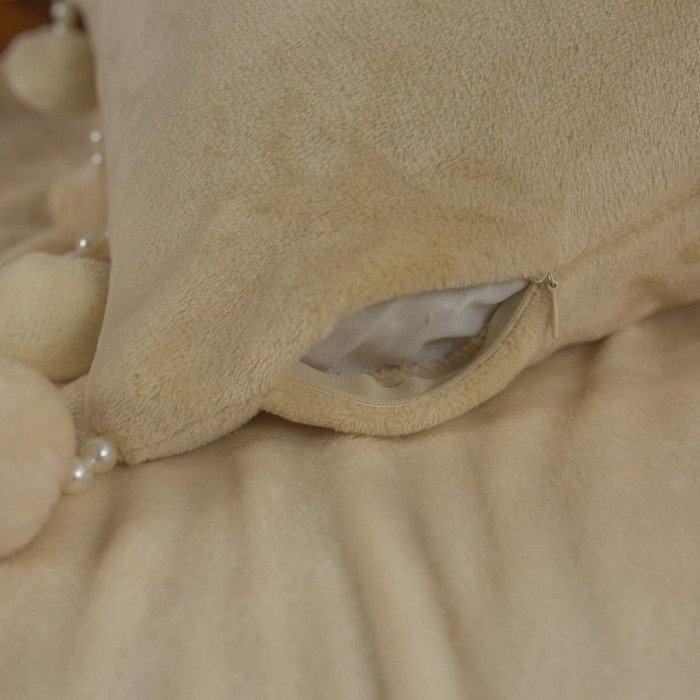 Бубон-жемчуг Новый (молоко) Покрывало 2х