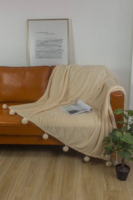 Бубон-жемчуг Новый (молоко) Покрывало 2х