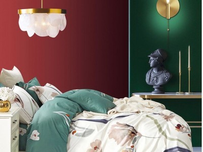 Постельное белье Asabella 1605-6 евро печатный сатин