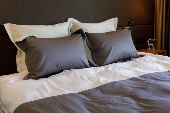 1006-017 Постельное белье Twist grey&white Евро