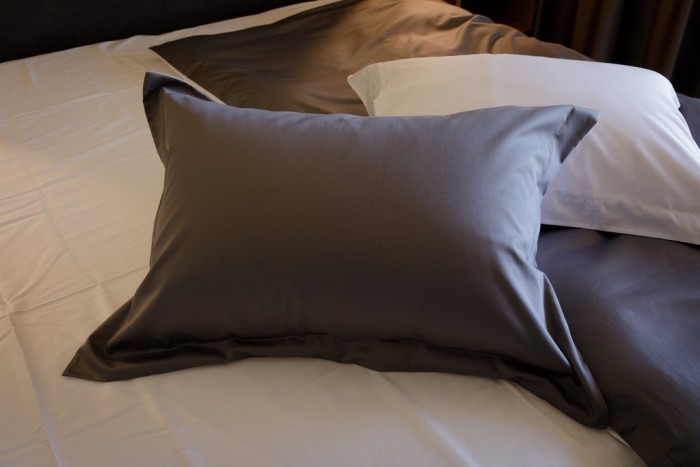 1006-017 Постельное белье Twist grey&white Евро