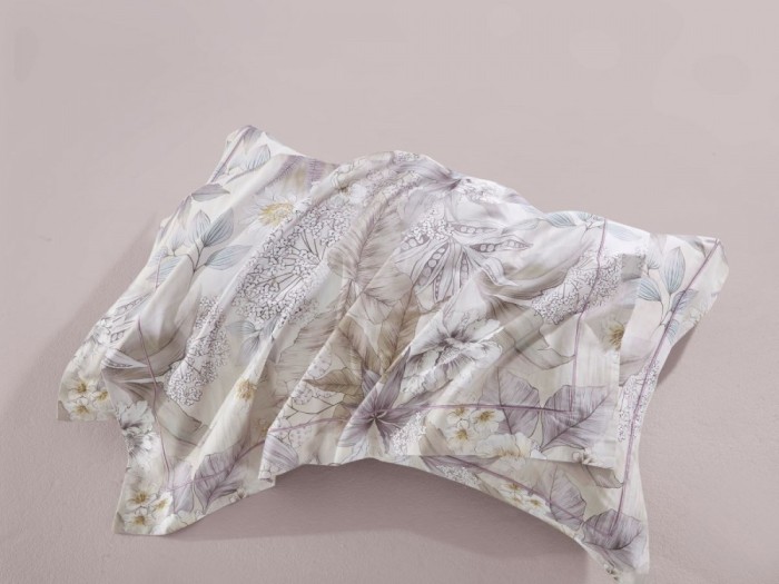 Комплект постельного белья Евро, сатин с лазерной печатью 2379-6