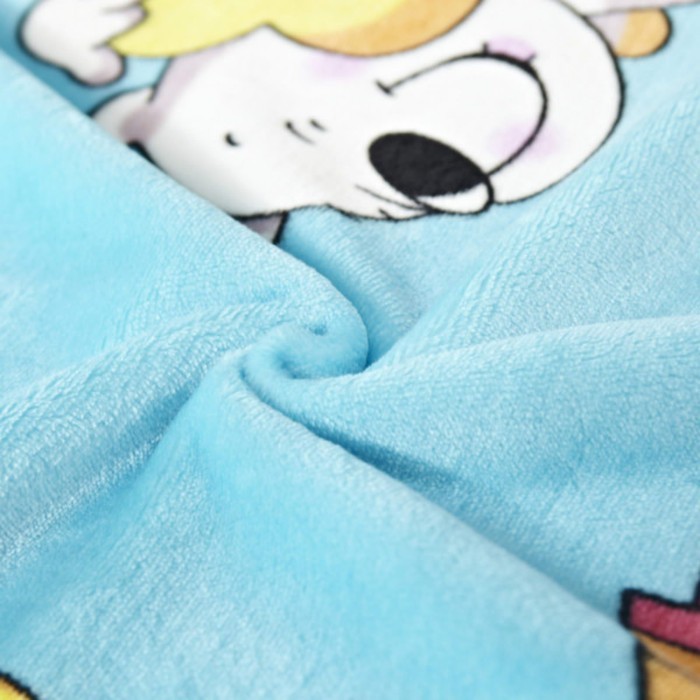 Боби (синий) Покрывало 100х140