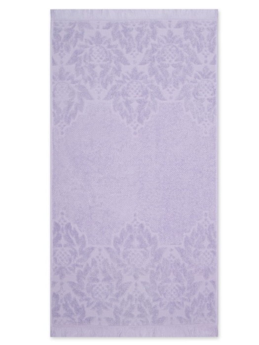 Жаккардовое Полотенце из Бамбука Arya Elba Лиловый