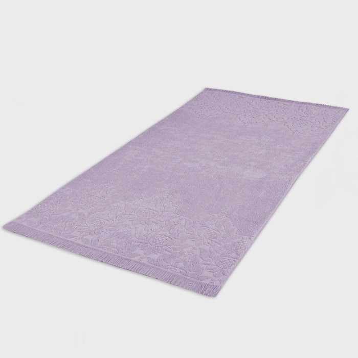 Жаккардовое Полотенце из Бамбука Arya Elba Лиловый