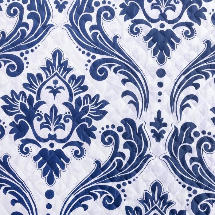 Покрывало "Этель" евро Дамаск, 230х210 см, микрофибра