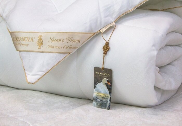 Подушка Luxury Antistress Collection Swans Down (белый) 70х70
