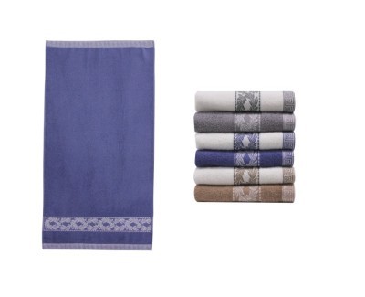 Полотенце банное INVENZ?ONE White/D.BLUE (темно-голубой-белый) 50x90