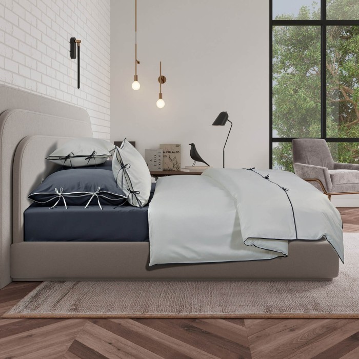 Комплект из 2-х наволочек Sharmes "Luca", 50х70 (белый/антрацит)