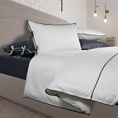 Комплект из 2-х наволочек Sharmes &quot;Luca&quot;, 50х70 (белый/антрацит)