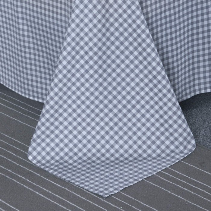 Тропики (серый) Комплект постельного белья сатин Евро 4н