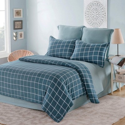 Элман (св.синий) Комплект постельного белья жатка 1.6