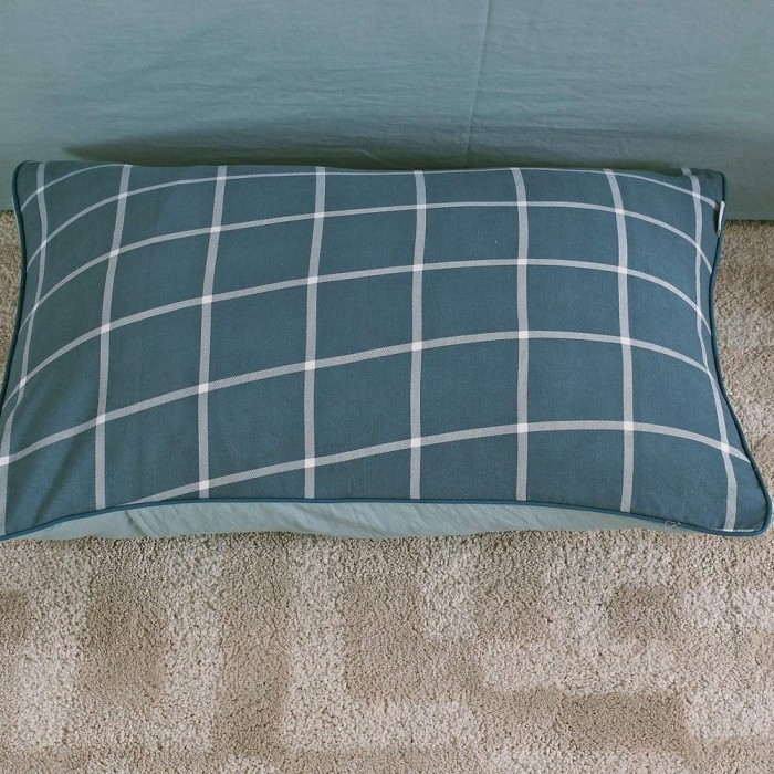 Элман (св.синий) Комплект постельного белья жатка 1.6