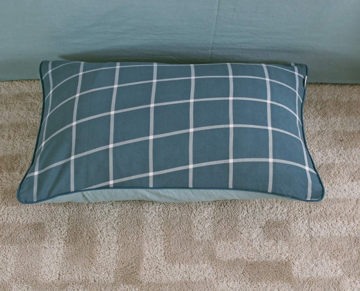 Элман (св.синий) Комплект постельного белья жатка 1.6