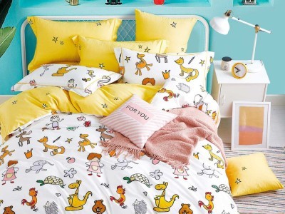 Постельное белье Asabella 1358-4S полуторное печатный сатин