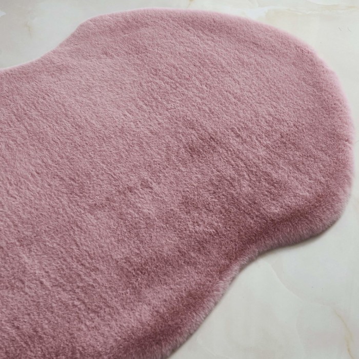 Коврик Плюшевый (пудра) 60х90