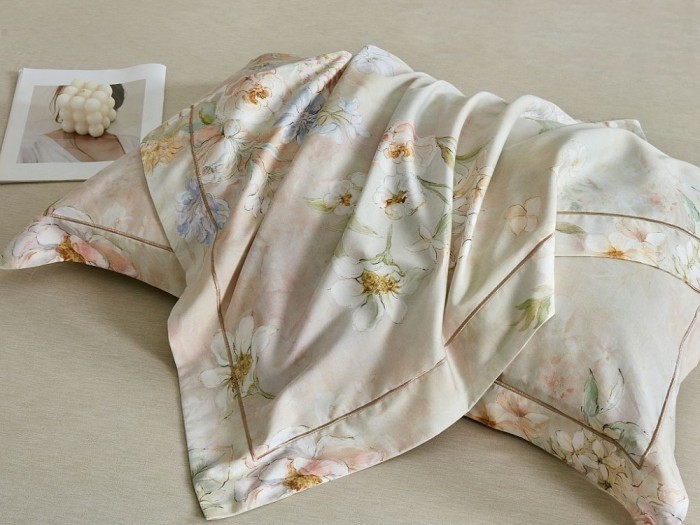 Постельное белье Asabella Евро, фланель-тенсел 2284-6