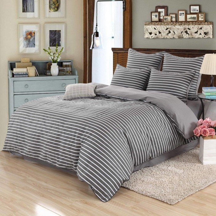 Анубис (беж) Комплект постельного белья сатин Евро 4н