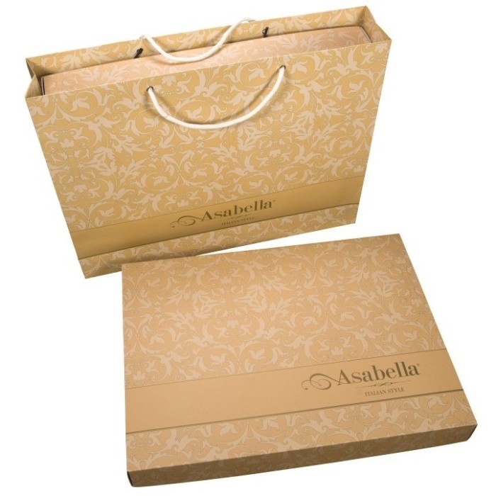 Комплект постельного белья Asabella 1,5-спальный, египетский хлопок Premium 2116-4S