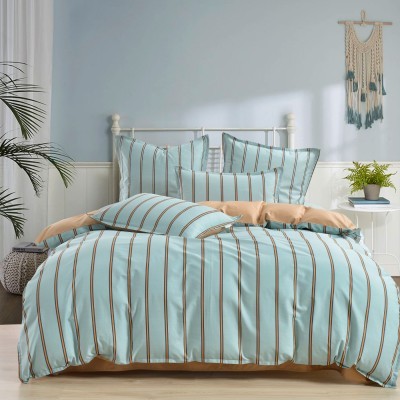 Вивьен (зеленая) Комплект постельного белья сатин Евро Макси 2н