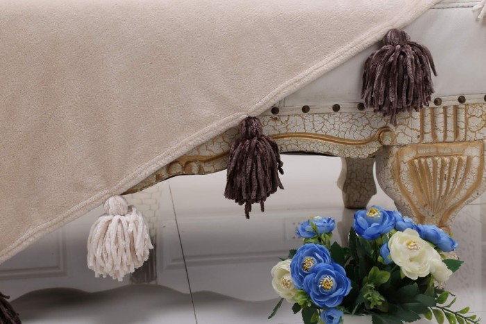 Tassel №3 (беж) Плед 220х230