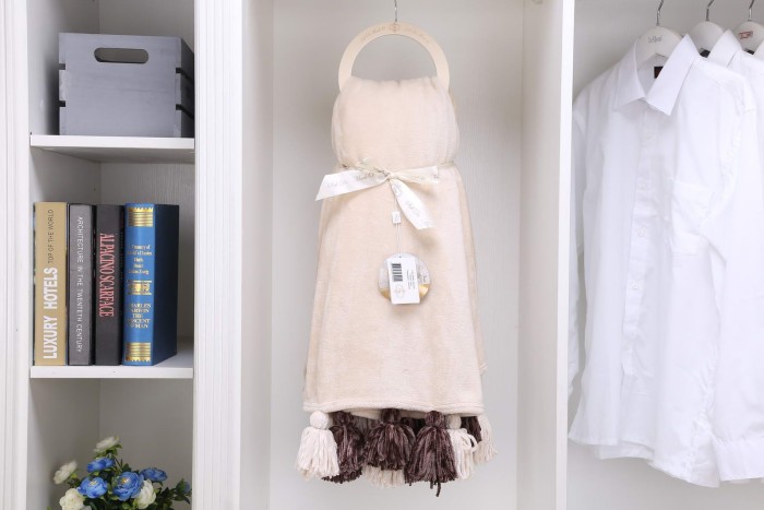 Tassel №3 (беж) Плед 220х230