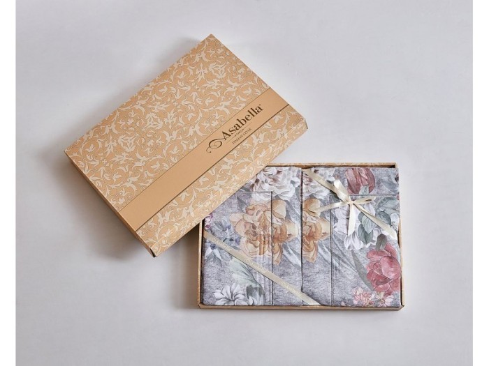 Постельное белье Asabella Евро, фланель-тенсел 2295-6