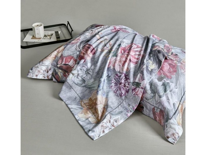 Постельное белье Asabella Евро, фланель-тенсел 2295-6