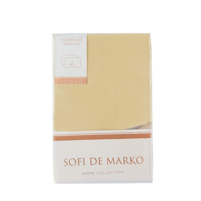 Беатриче (желтый) Наволочка Сатин 50х70 (2шт)