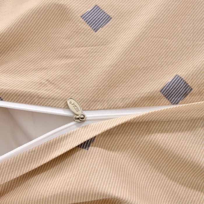 Долли (синяя) Комплект постельного белья сатин 7Е