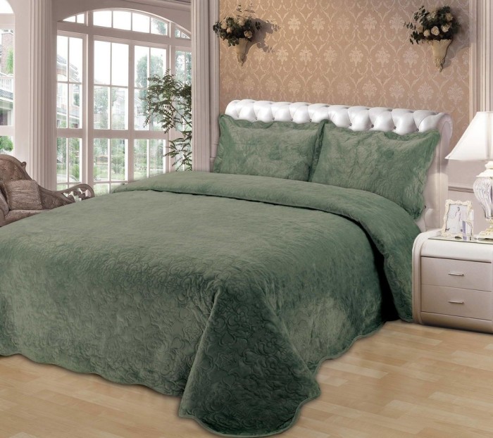 Церцея (зеленая) Покрывало 240х260