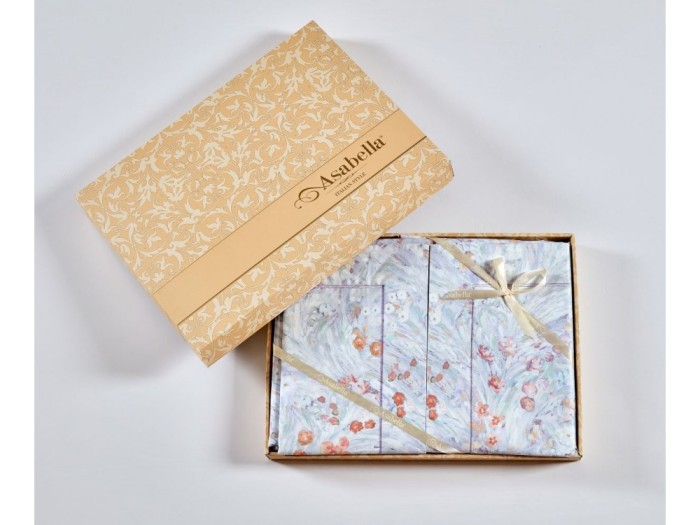 Комплект постельного белья 1,5-спальный, египетский хлопок Premium 2389-4S