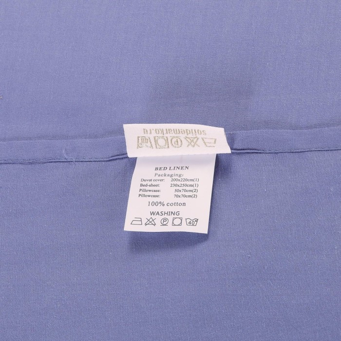 Джонатан (деним) Комплект постельного белья сатин Евро 4н