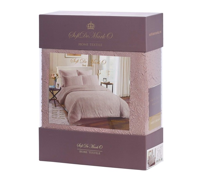 Эйприл (кофе) Комплект постельного белья жатка 1.6