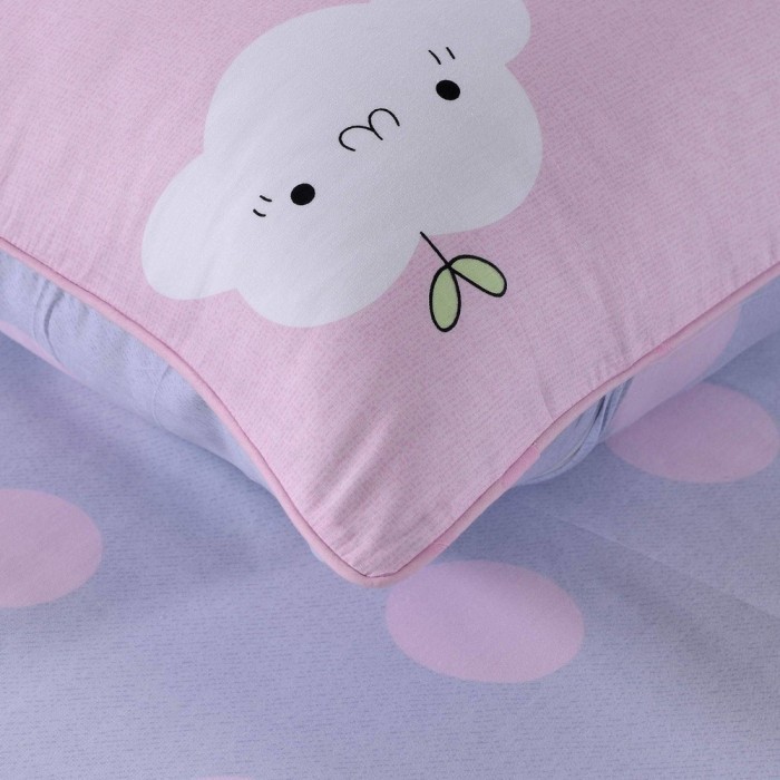 Тучка (розовая) Комплект постельного белья детский