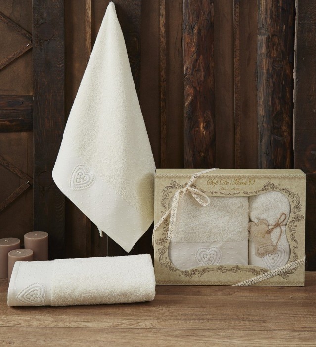 AMANDA (крем) 50x90-70х140 Комп. полотенец