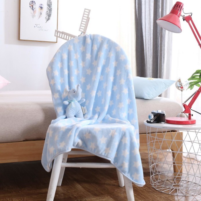 Дамбо (голубой) Покрывало Детское 100х150