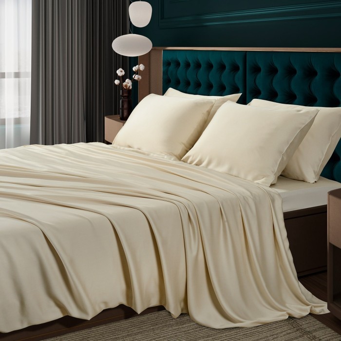 Постельное бельё Sharmes "Bamboo" евро (бежевый)