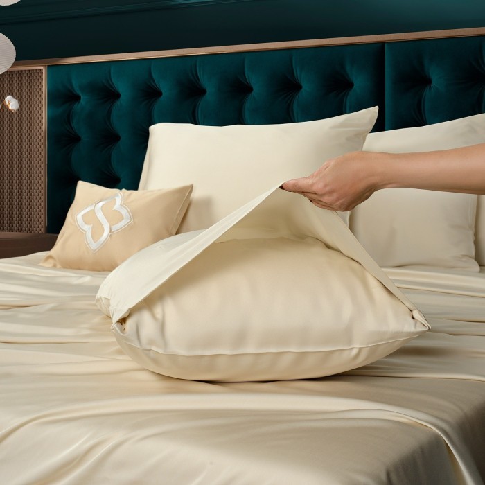 Постельное бельё Sharmes "Bamboo" евро (бежевый)