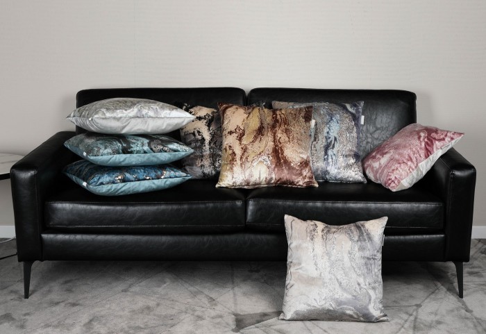 Мрамор (пепел роза) Наволочка 45х45