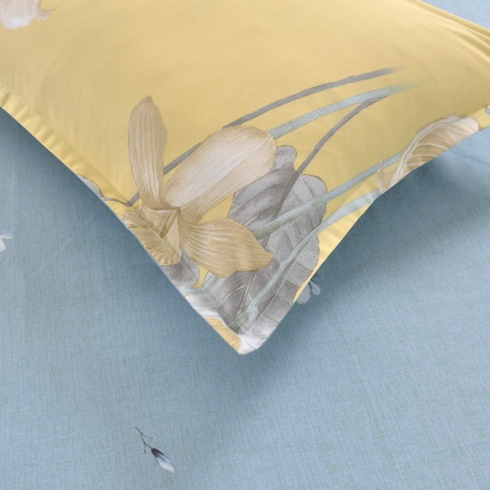 Беатриче (желтый) Комплект постельного белья сатин Евро 4н