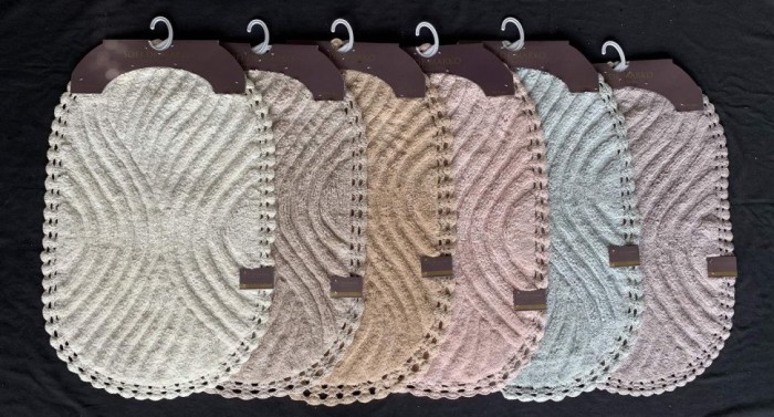 SIERRA (беж) Коврик для ванной кружевной 60х100