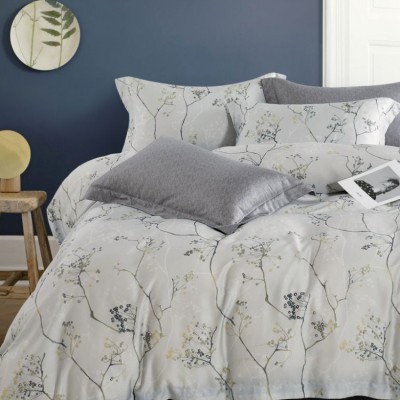Постельное белье Asabella 2095-6/160*30 евро тенсел-люкс