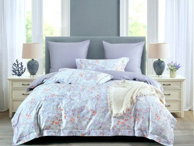 Комплект постельного белья Евро, египетский хлопок Premium 2389-6