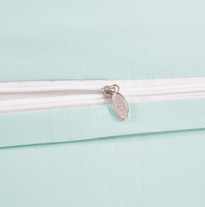 Эйприл (голубая) Комплект постельного белья жатка 1.6