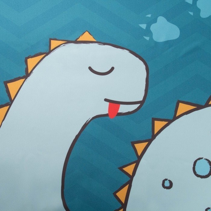 Комплект штор "Этель" Dinoparty 145*260 см-2 шт, 100% п/э, 140 г/м2