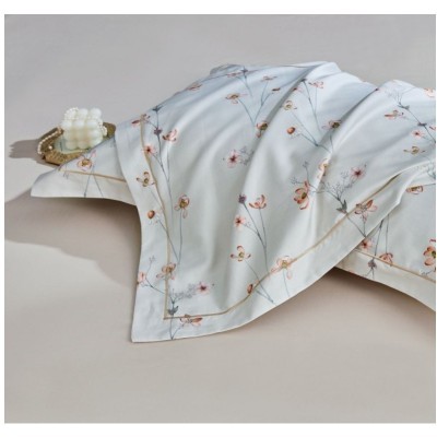 Комплект с летним одеялом евро из египетского хлопка Premium 200х220 см, 2119-OMP