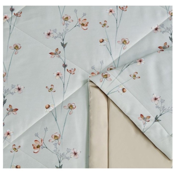 Комплект с летним одеялом евро из египетского хлопка Premium 200х220 см, 2119-OMP