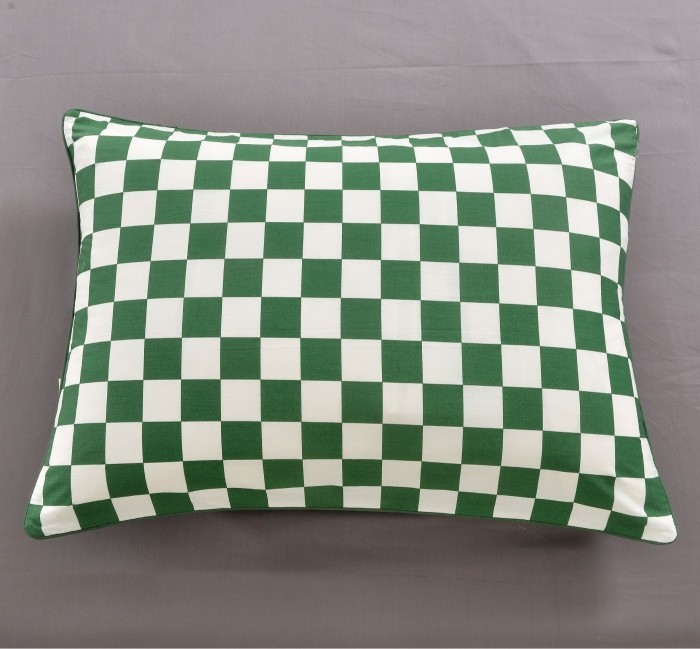 Кимберли (зеленый) Комплект постельного белья сатин 7Е