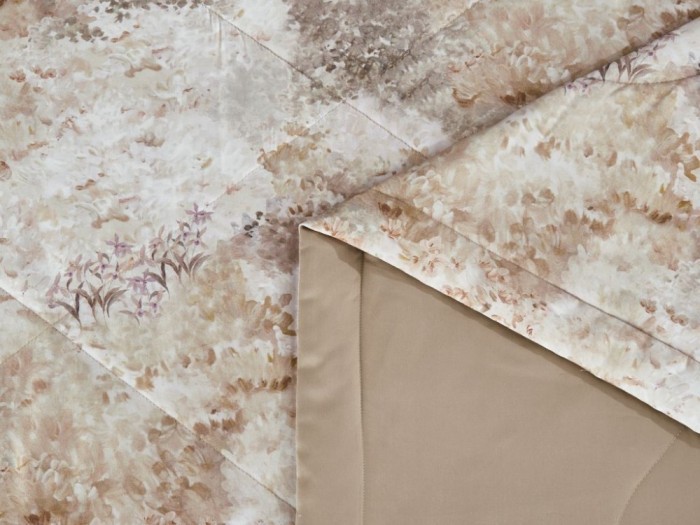 Комплект евро с летним одеялом из фланели-тенсел 200х220 см, 2237-OMP